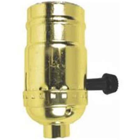 Jandorf Jandorf Specialty Hardw Socket Turn Knob 3 Way Brass 60409 3404852
